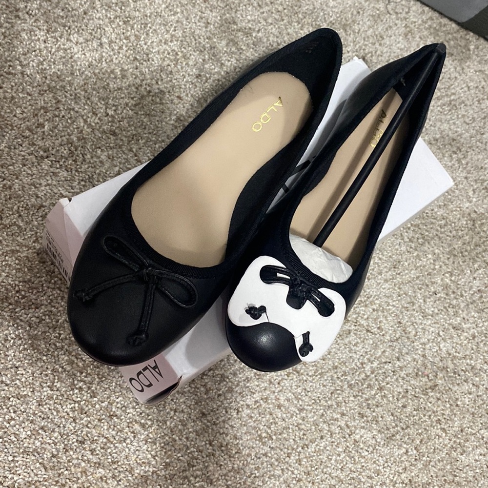 ALDO - Palinira Black Flats Size 7